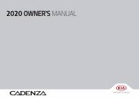 manual Kia-Cadenza 2020 pag001