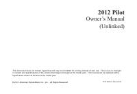 manual Honda-Pilot 2012 pag001