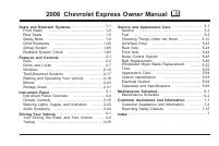 manual Chevrolet-Express 2006 pag001