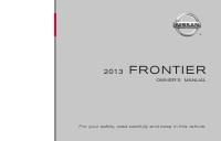 manual Nissan-Frontier 2013 pag001