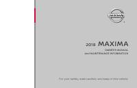 manual Nissan-Maxima 2018 pag001