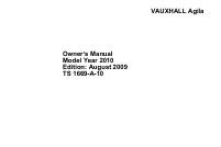 manual Vauxhall-Agila 2009 pag001