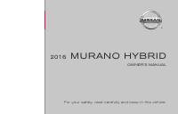 manual Nissan-Murano Hybrid 2016 pag001