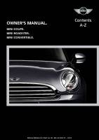 manual Mini-Convertible 2013 pag001