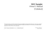 manual Honda-Insight 2012 pag001