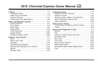 manual Chevrolet-Express 2010 pag001
