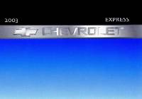 manual Chevrolet-Express 2003 pag001