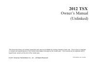 manual Acura-TSX 2012 pag001