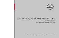 manual Nissan-NV 2020 pag001