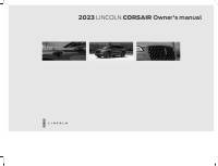 manual Lincoln-Corsair 2023 pag001