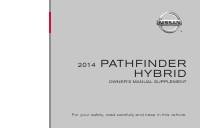manual Nissan-Pathfinder Hybrid 2014 pag001