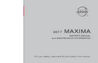 manual Nissan-Maxima 2017 pag001