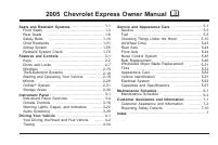 manual Chevrolet-Express 2005 pag001