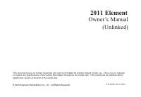 manual Honda-Element 2011 pag001