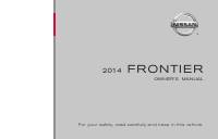 manual Nissan-Frontier 2014 pag001