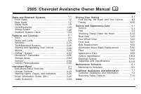 manual Chevrolet-Avalanche 2005 pag001