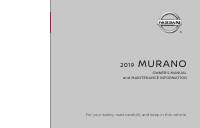 manual Nissan-Murano 2019 pag001