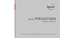 manual Nissan-Frontier 2016 pag001