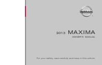 manual Nissan-Maxima 2013 pag001