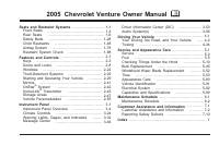 manual Chevrolet-Venture 2005 pag001