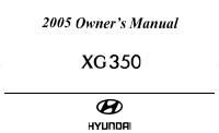 manual Hyundai-XG350 2005 pag001