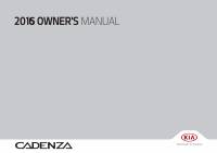 manual Kia-Cadenza 2016 pag001