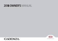 manual Kia-Cadenza 2018 pag001