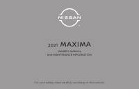 manual Nissan-Maxima 2021 pag001