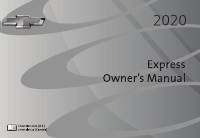 manual Chevrolet-Express 2020 pag001