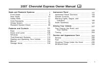 manual Chevrolet-Express 2007 pag001