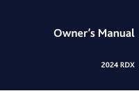 2019 Acura RDX Owner's Manual – Full Factory Glovebox Book With Case & Pen
